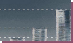 financial icon on wooden block. financial symbol on wooden with clean background. High quality photo