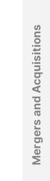 Mergers and Acquisitions