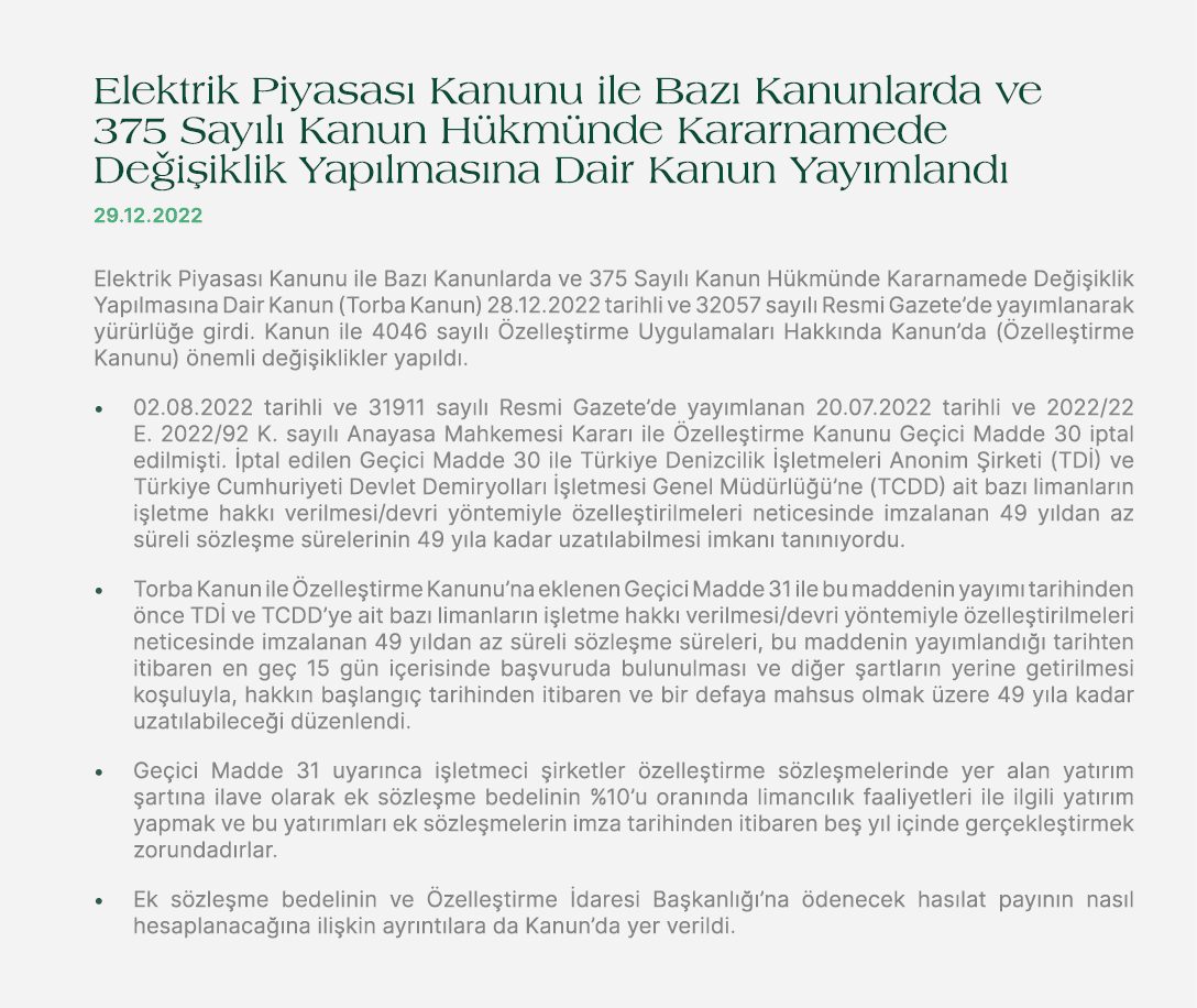 Elektrik Piyasas Kanunu ile Baz  Kanunlarda ve 375 Say l  Kanun H km nde Kararnamede De i iklik Yap lmas na Dair Kan...