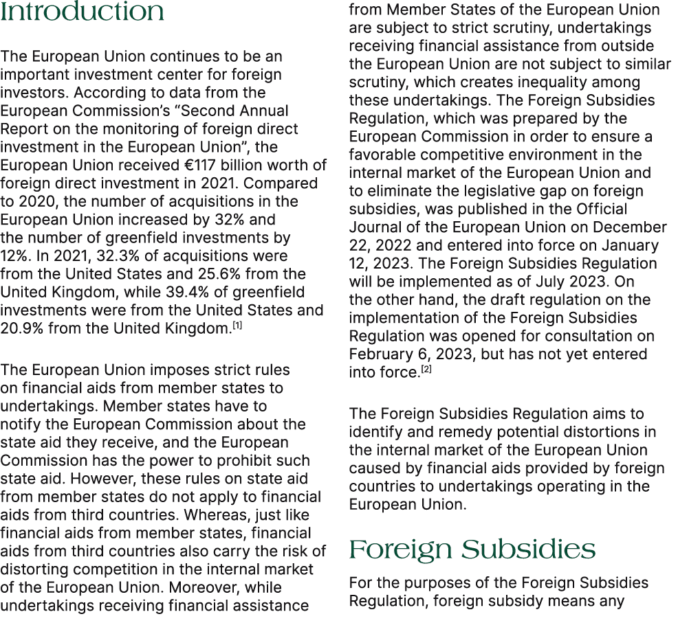 Introduction The European Union continues to be an important investment center for foreign investors. According to da...