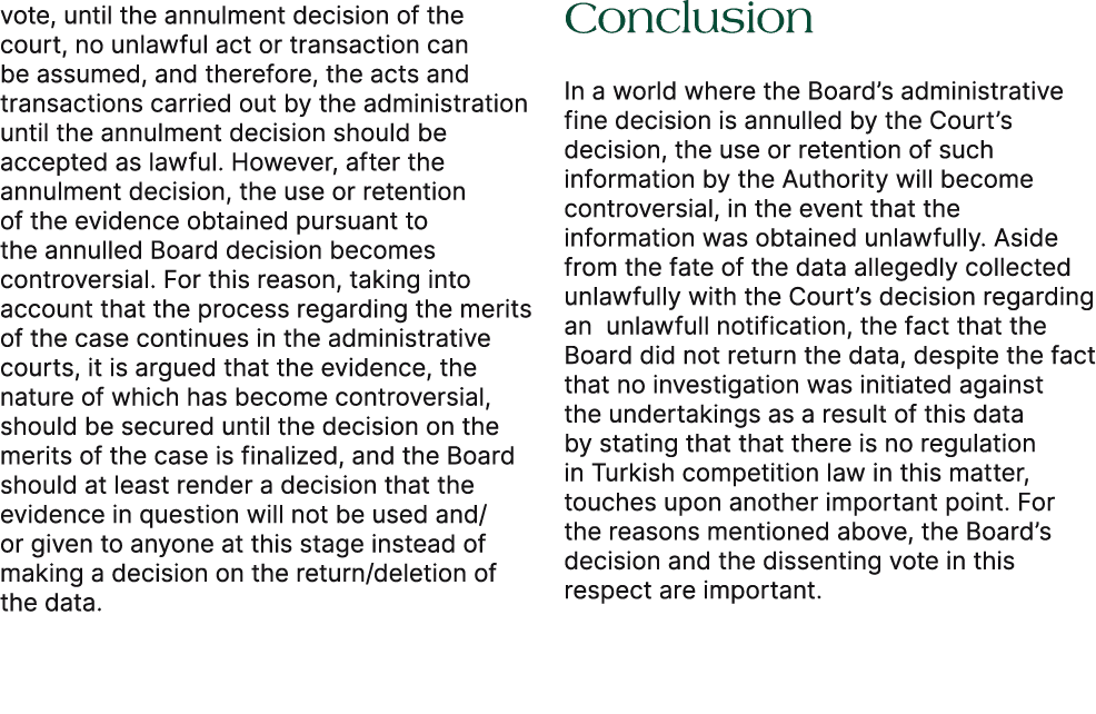 vote, until the annulment decision of the court, no unlawful act or transaction can be assumed, and therefore, the ac...
