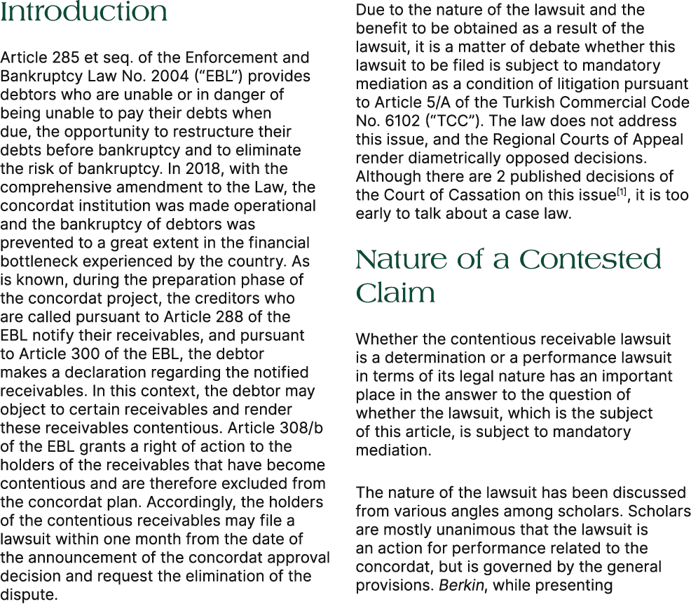 Introduction Article 285 et seq. of the Enforcement and Bankruptcy Law No. 2004 (“EBL”) provides debtors who are unab...
