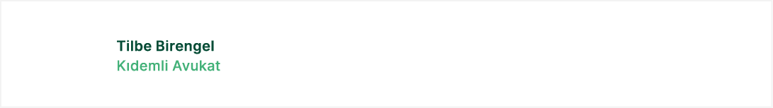 Tilbe Birengel K demli Avukat