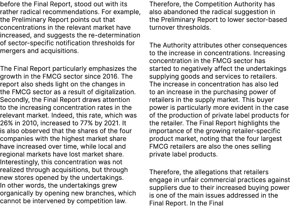 before the Final Report, stood out with its rather radical recommendations. For example, the Preliminary Report point...