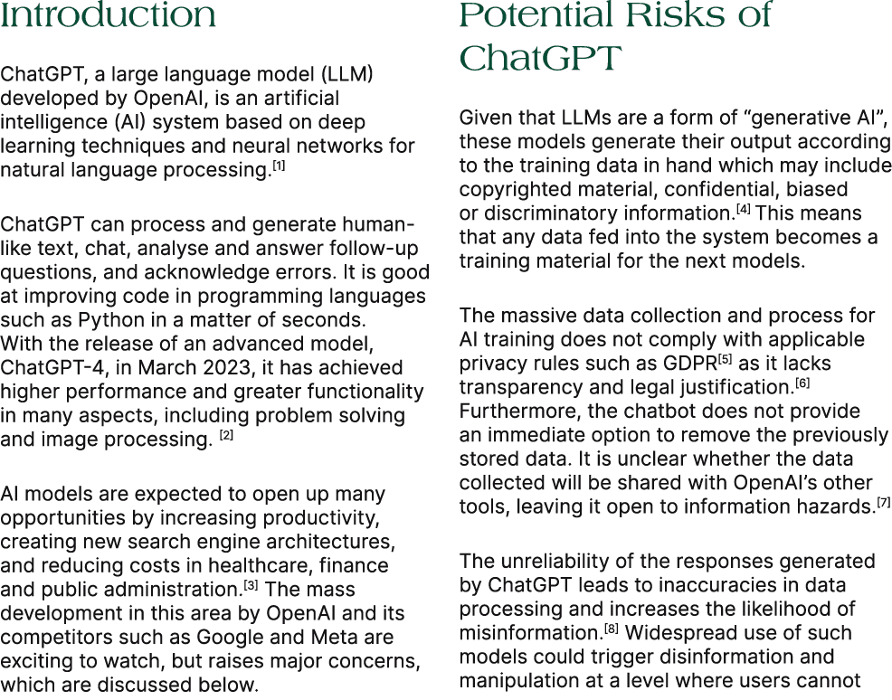 Introduction ChatGPT, a large language model (LLM) developed by OpenAI, is an artificial intelligence (AI) system bas...