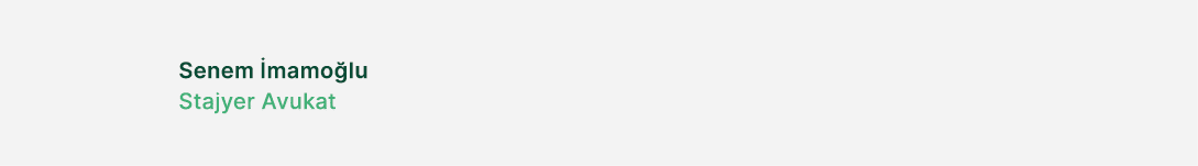Senem mamo lu Stajyer Avukat