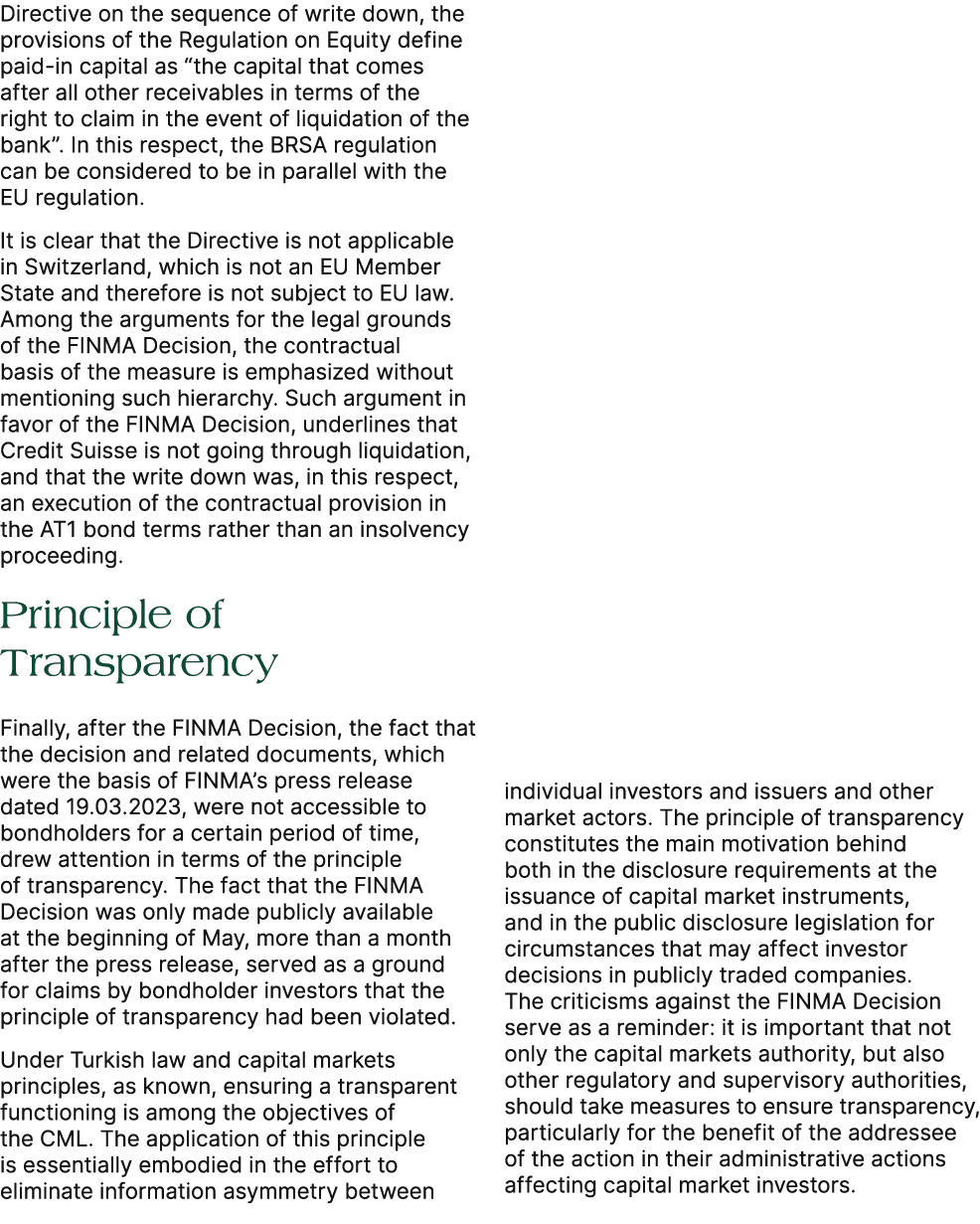 Directive on the sequence of write down, the provisions of the Regulation on Equity define paid in capital as “the ca...