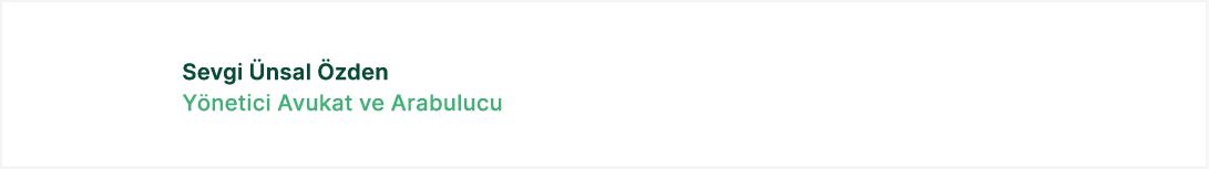 Sevgi nsal  zden Y netici Avukat ve Arabulucu