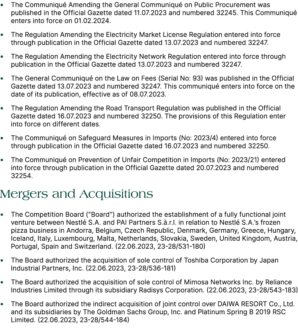 • The Communiqu Amending the General Communiqu  on Public Procurement was published in the Official Gazette dated 11...