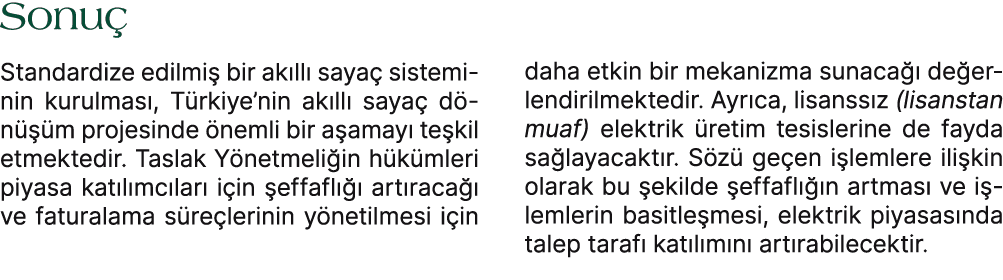 Sonu Standardize edilmi  bir ak ll  saya  sisteminin kurulmas , T rkiye’nin ak ll  saya  d n   m projesinde  nemli b...