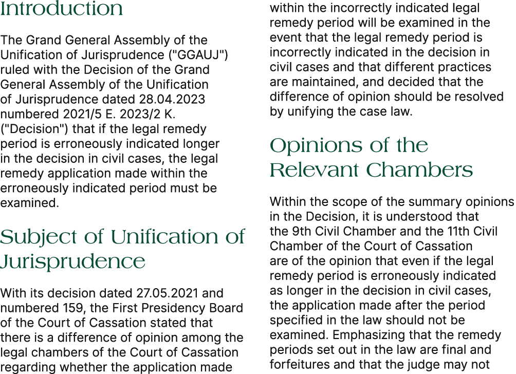 Introduction The Grand General Assembly of the Unification of Jurisprudence (\“GGAUJ\") ruled with the Decision of th...