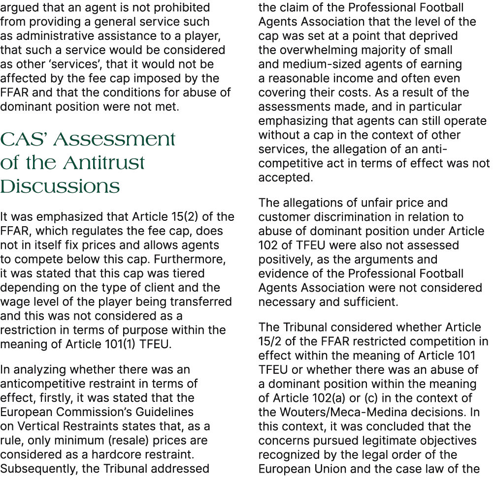 argued that an agent is not prohibited from providing a general service such as administrative assistance to a player...