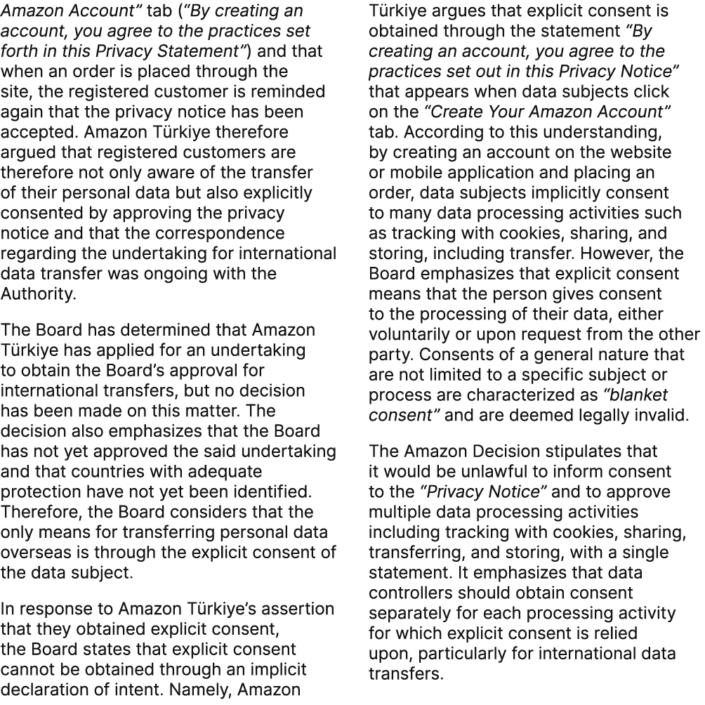 Amazon Account” tab (“By creating an account, you agree to the practices set forth in this Privacy Statement”) and th...