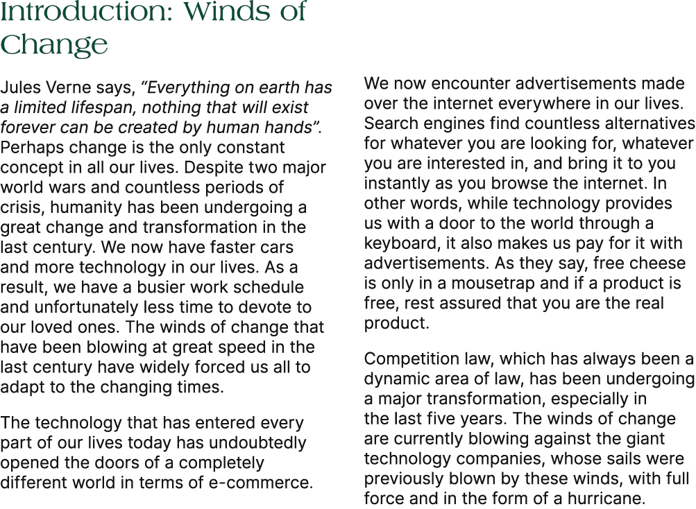 Introduction: Winds of Change Jules Verne says, “Everything on earth has a limited lifespan, nothing that will exist ...