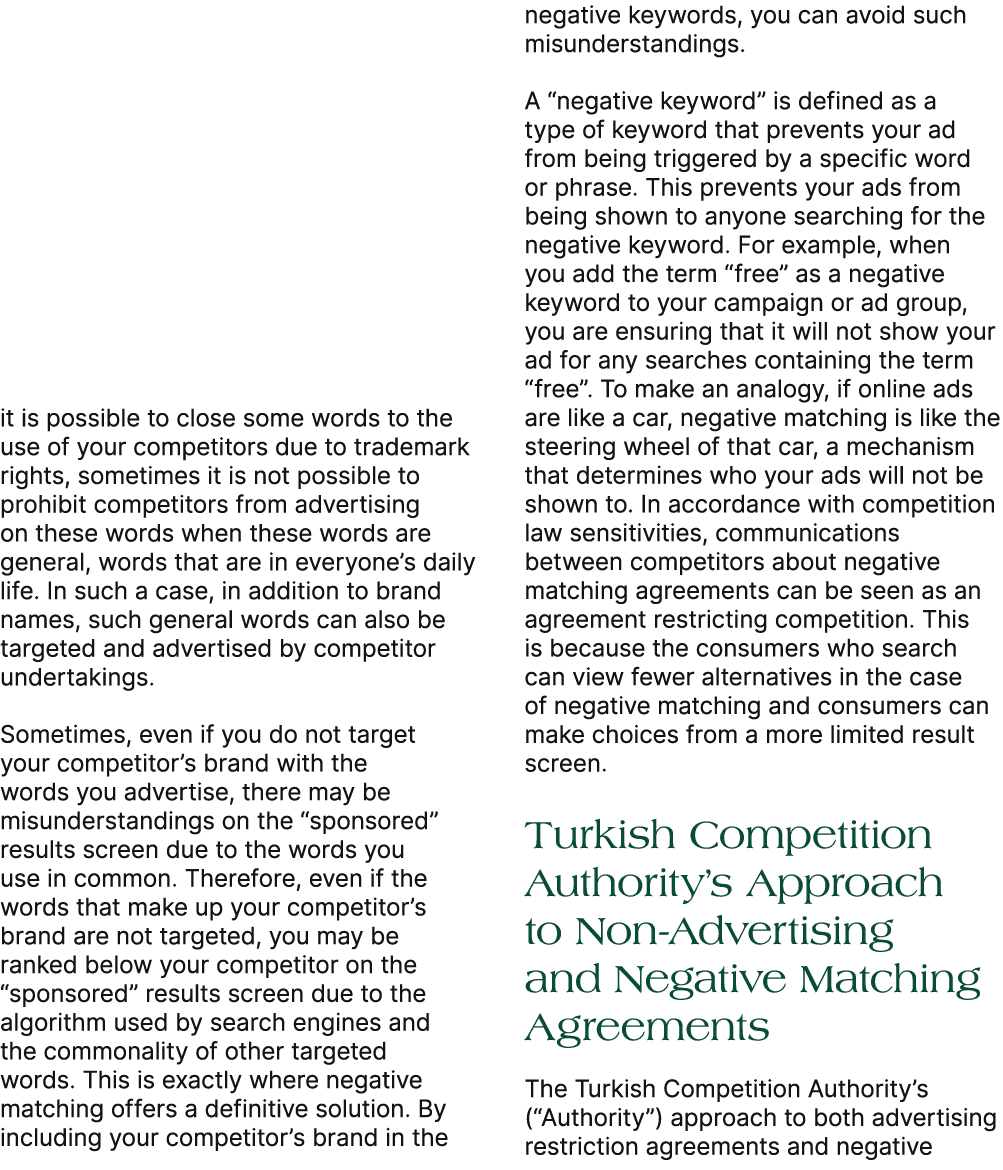 it is possible to close some words to the use of your competitors due to trademark rights, sometimes it is not possib...